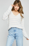 Tucker Pullover in Bluebell Stripe