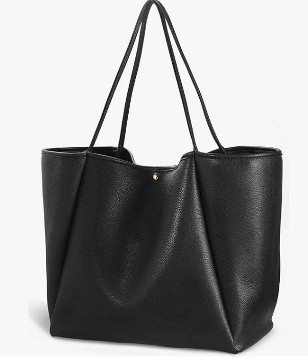 Keele Oversized Tote in Black