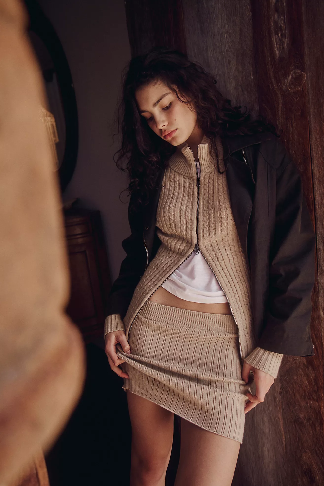 Eliza Mini Skirt Sweater Set