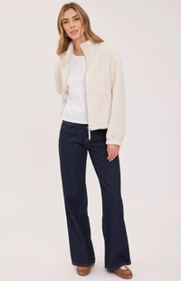 Camden Sherpa Jacket in Cream