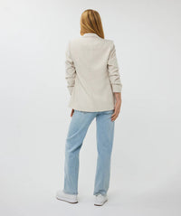 Linen Look Blazer | Sand