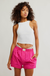Day To Day Solid Boxer | Pink Peacock