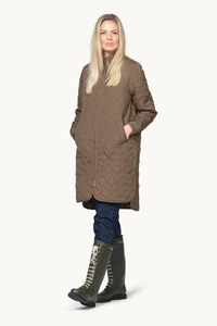 Art 06 Quilted Jacket in Mud