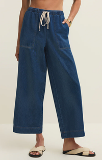 Daycation Denim Utility Pant | Deep Water