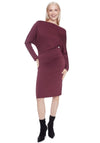 Demi Dress in Merlot