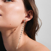 Reagan Recycled Drop Crystal Earrings