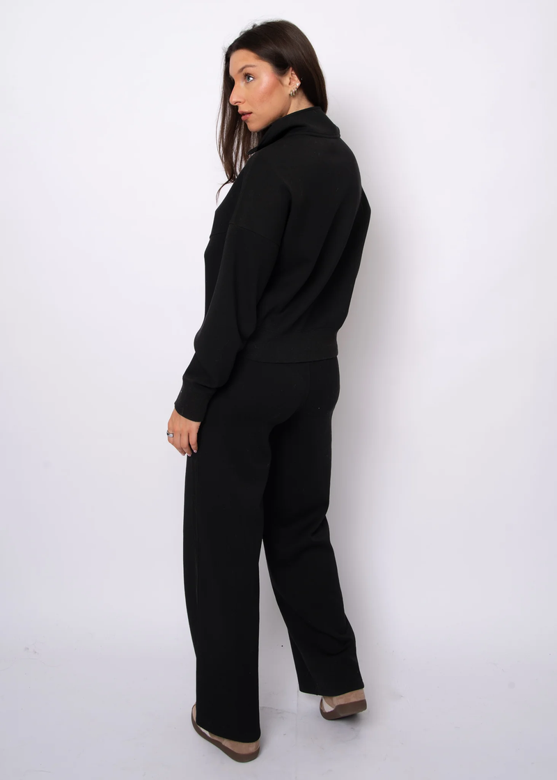 Mailyn Soft Trim Sweater with Satin Trim