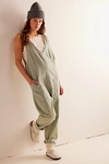 We The Free High Roller Railroad Jumpsuit In Pillow Talk Stripe