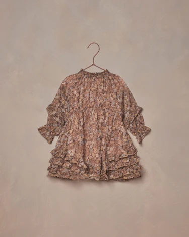 ruffle tank dress + bloomer set | apricot floral