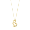 CLOUD recycled necklace gold-plated