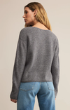 Emile V-Neck Cardigan | Classic Heather Grey
