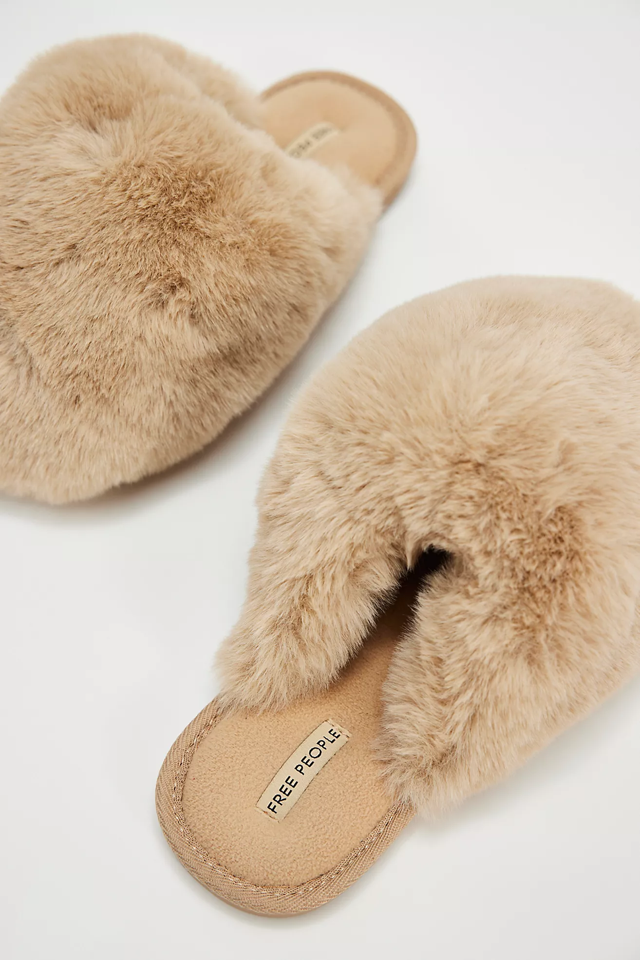 Snowball Slippers in Taupe