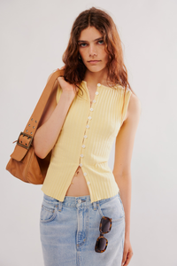 Tilly Vest | Mellow Yellow