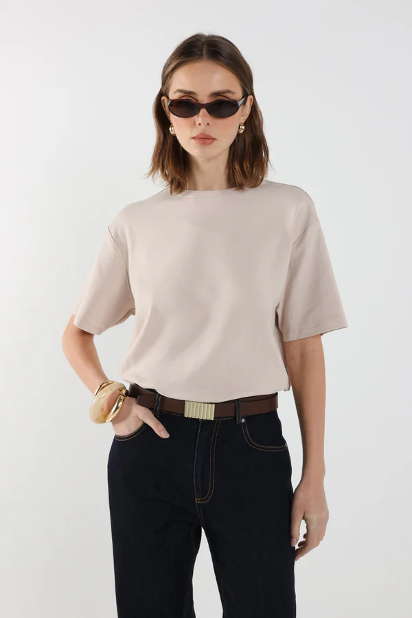 Boyfriend T-Shirt | Oat