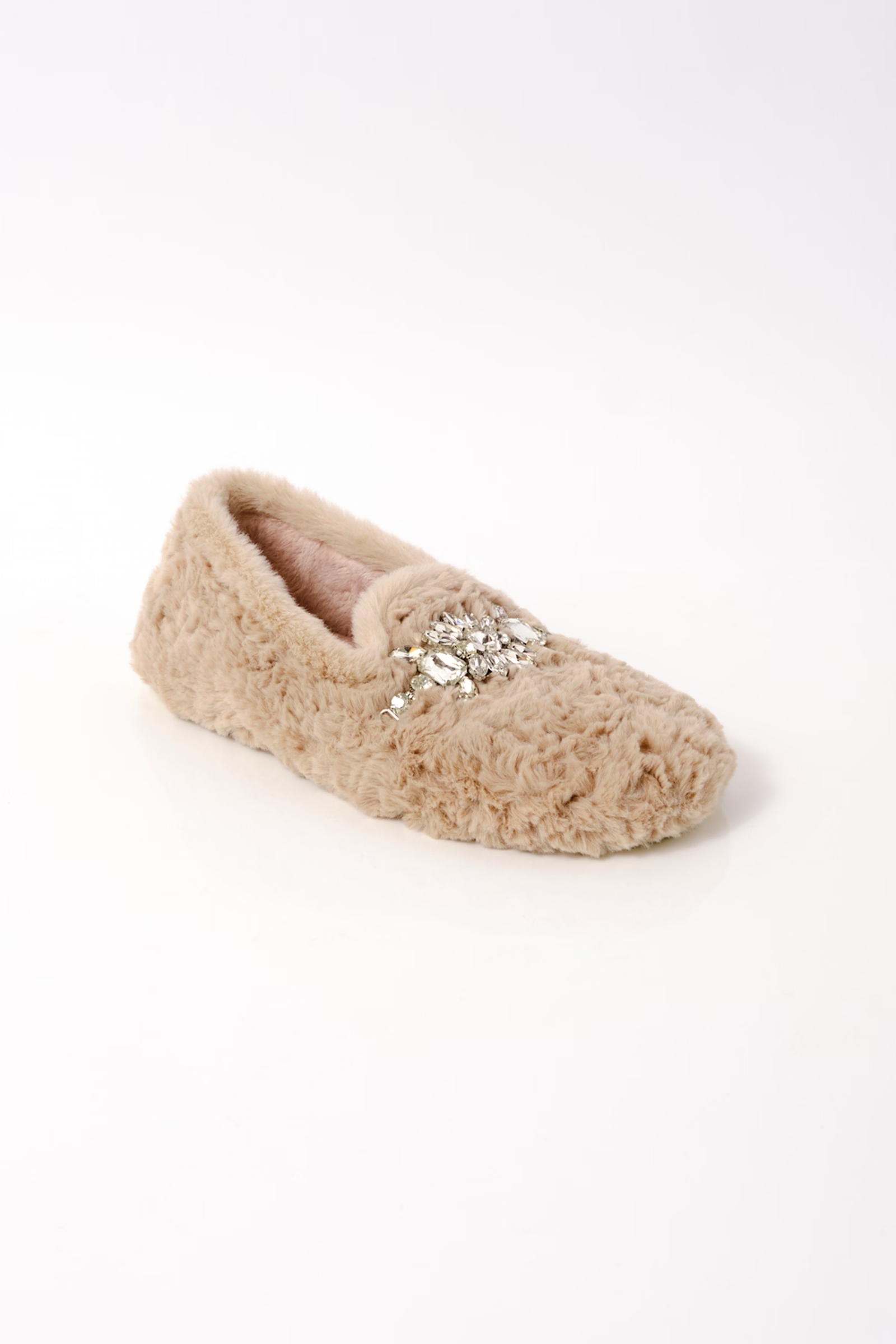 Slumber Party Loafer Slipper in Vanilla Latte
