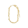 ACT Recycled Textured Necklace Gold Plated