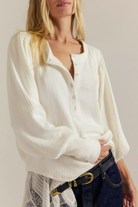Quinn Knit Thermal in Ivory