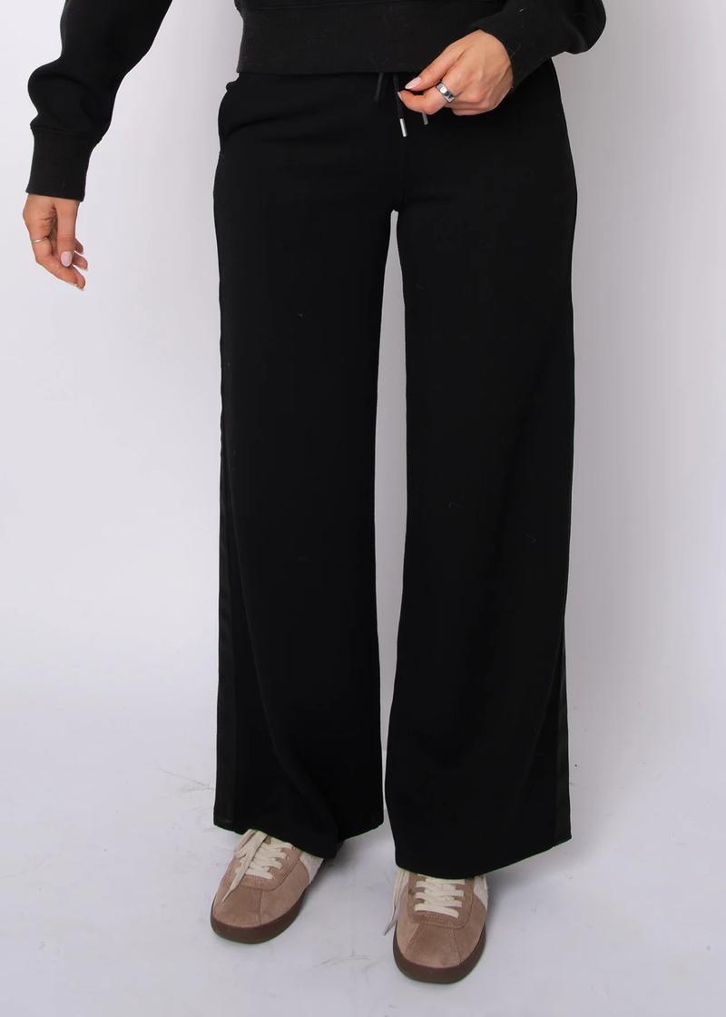 Erika Soft Knit Pant with Satin Trim
