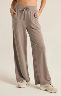 Layover Modal Fleece Pant In Taupe