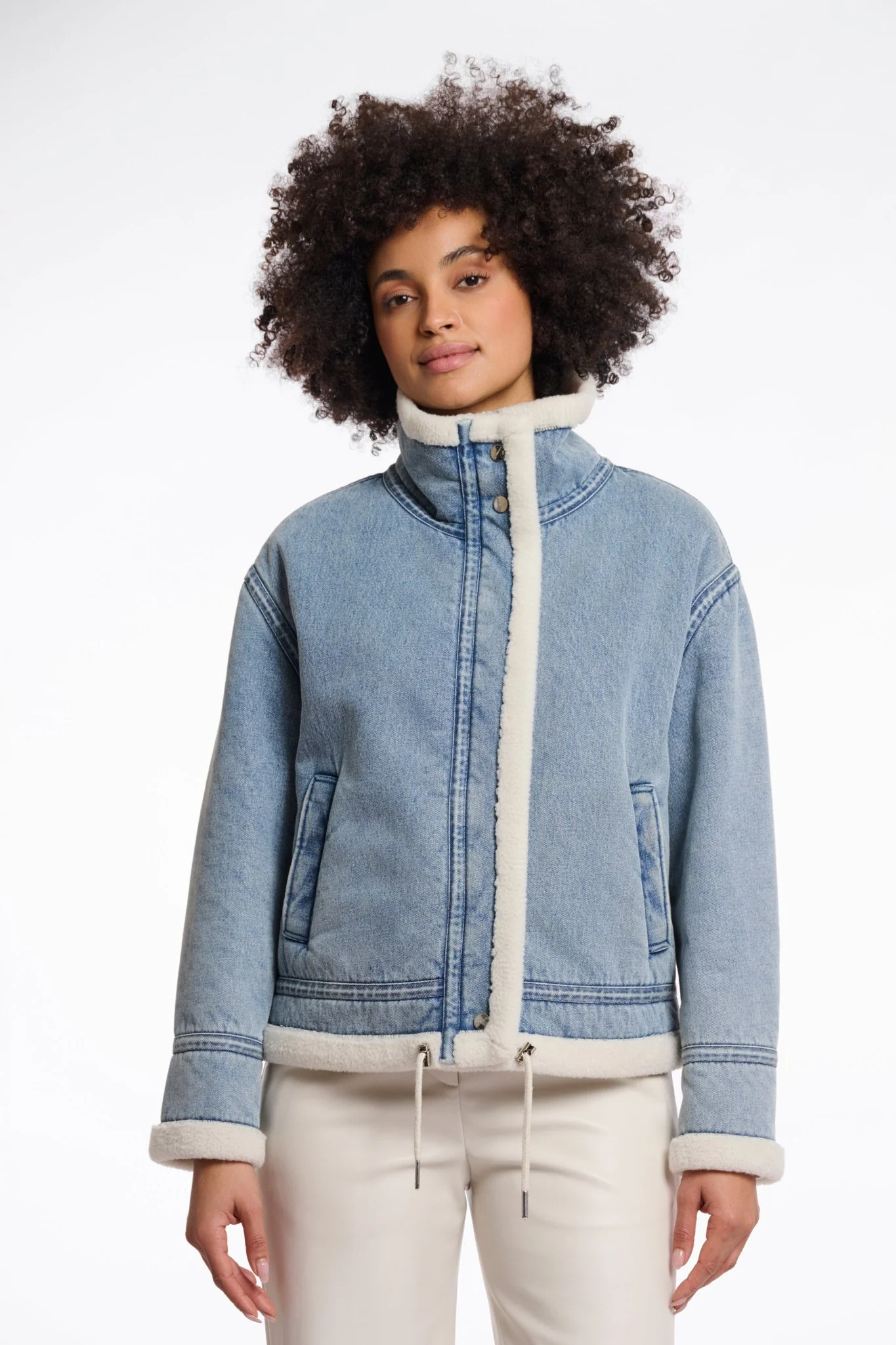 Beck Denim Sherpa Lined Jacket