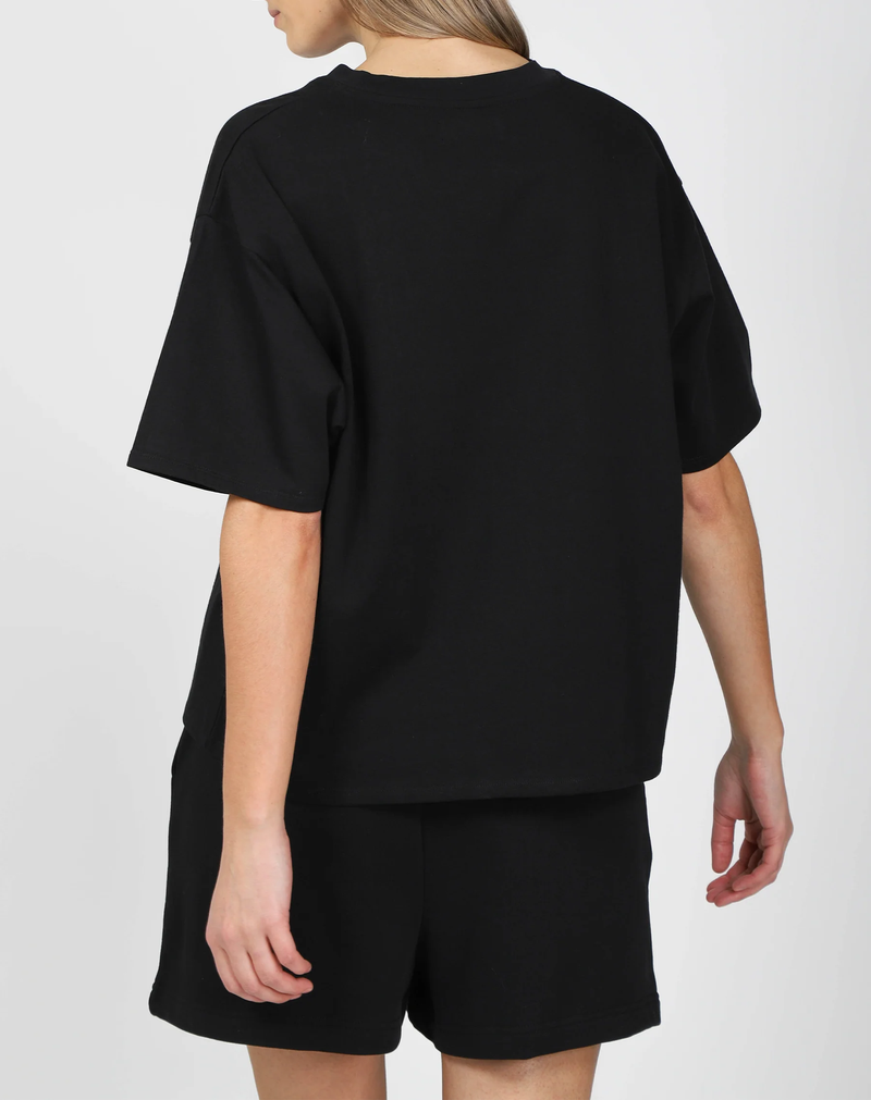 The Boxy Tee In Black