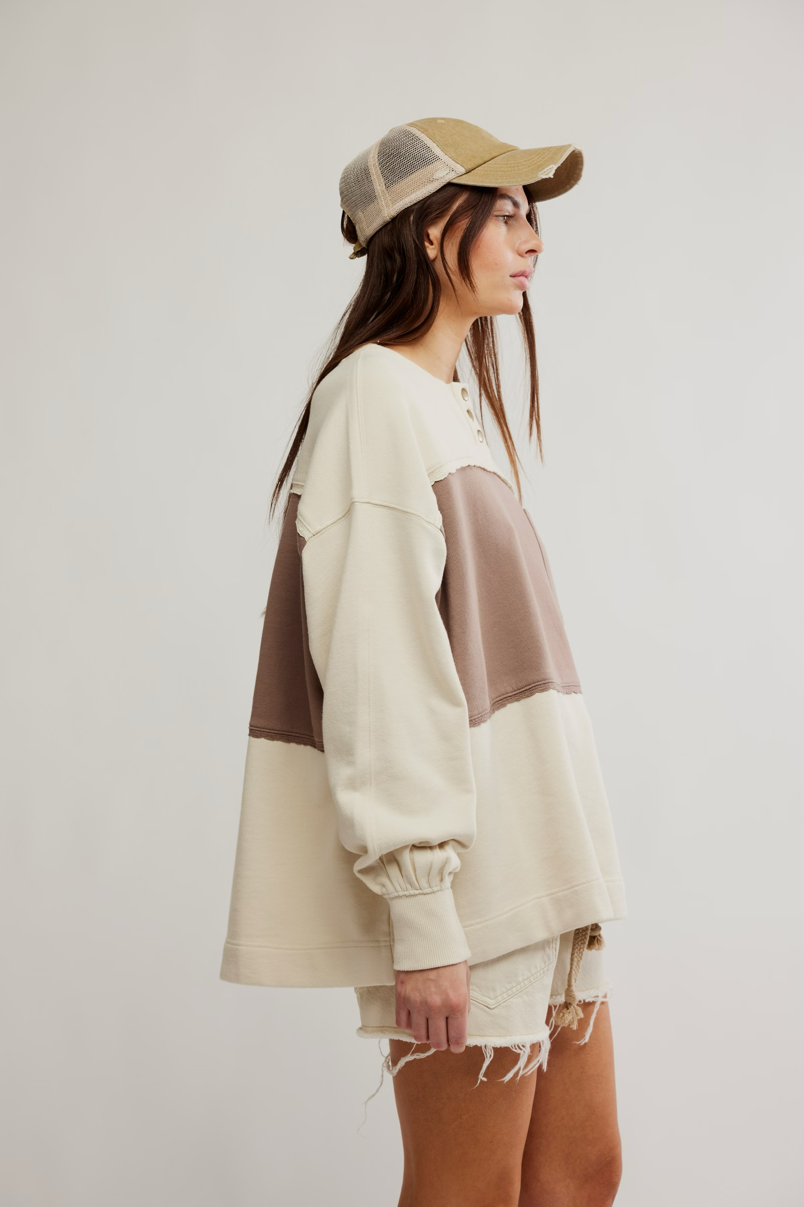 Strawberry Sweatshirt | Summer Sand Combo