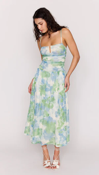 Carrie Watercolour Mesh Maxi