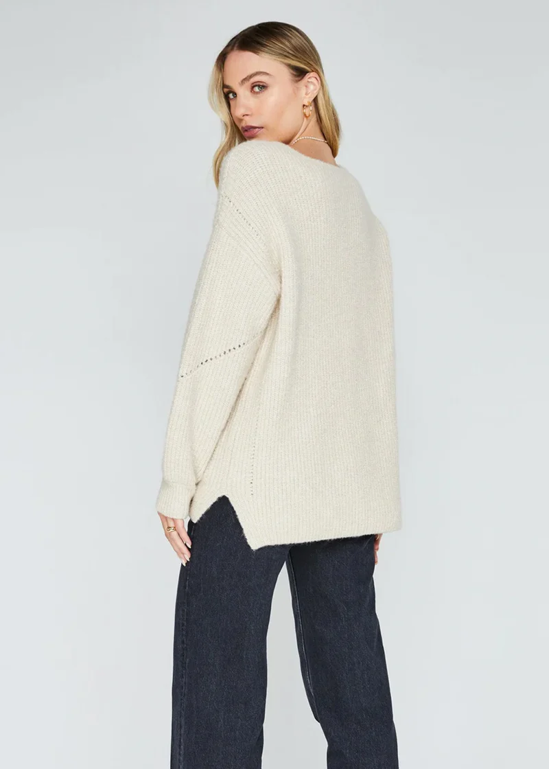 Heartley Pullover in Oatmeal