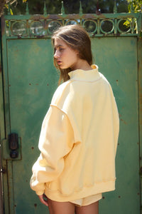 Kindness Is Free Reversible Graphic Sweater | Butter Yellow