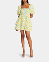 The Hayley Lemon Mini Dress