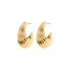 ASLE TEXTURED HOOPS | GOLD