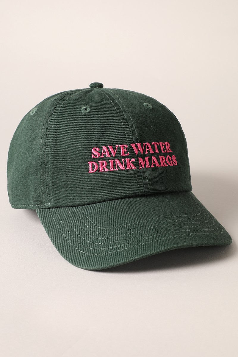 Save Water Drink Margs Baseball Cap | Multiple Colours