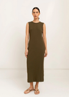 Camilla Dress |  Dark Olive