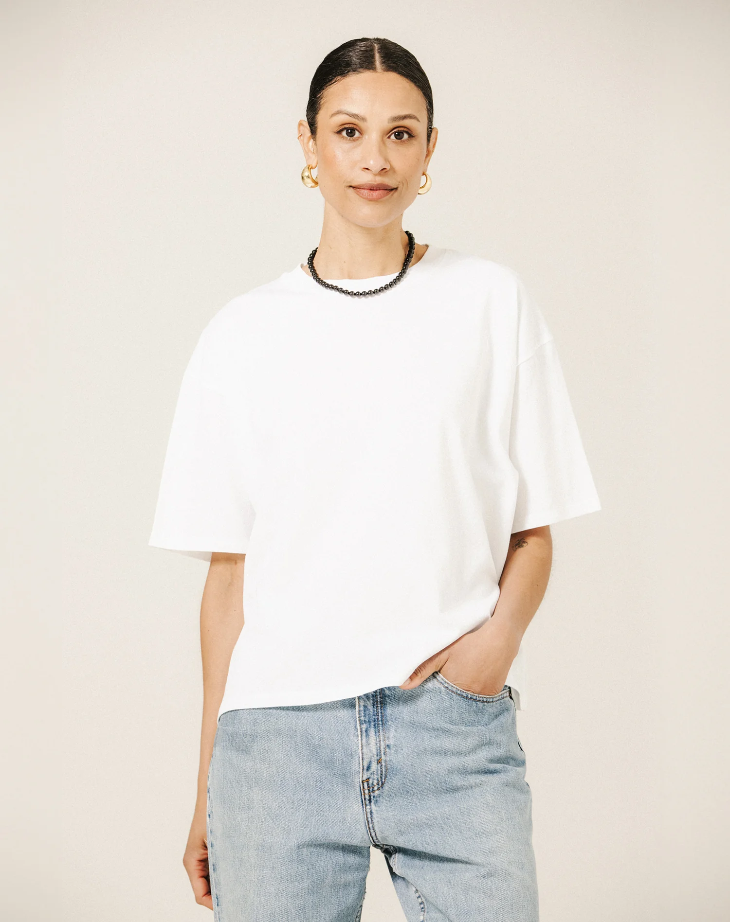 The Boxy Tee | White