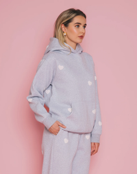 All Over Heart Classic Hoodie