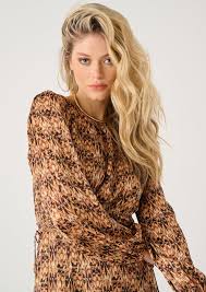 Lace Smocked Mini Dress in Bronze Glimmer