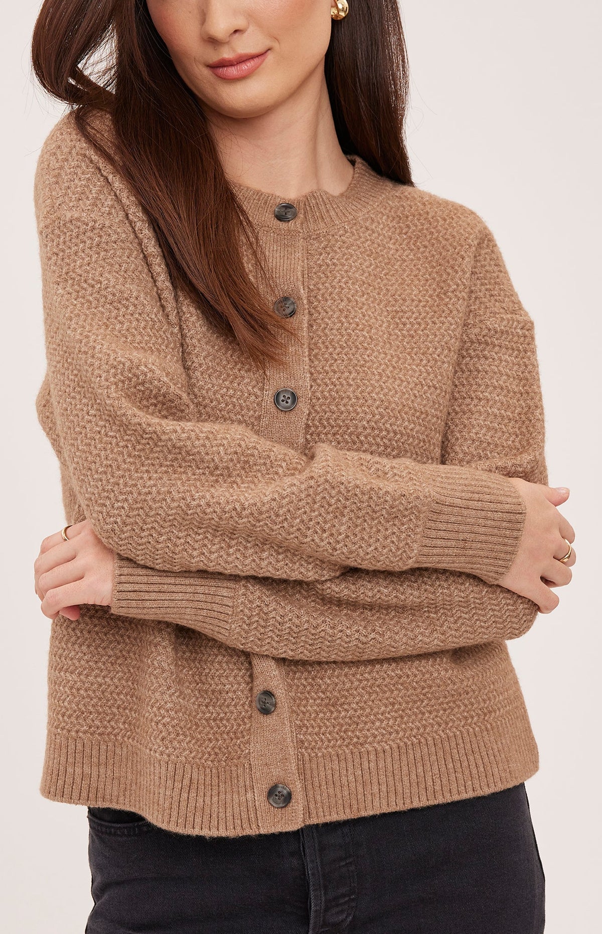 Dixie Cardigan | Heather Latte
