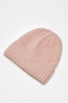 Winnie Waffle Cuff Beanie in Peony