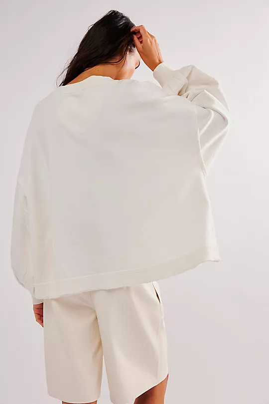 Trish Sweatshirt In White