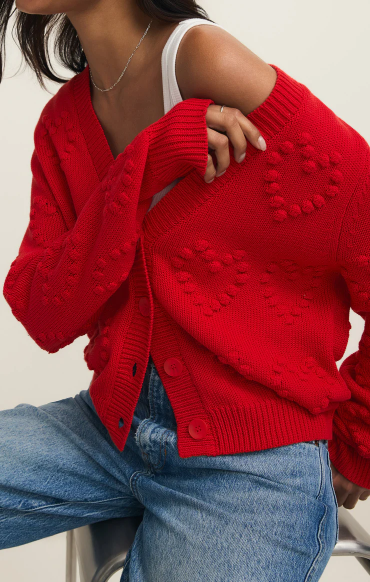 All your Hearts Cardigan | Kiss Me Red