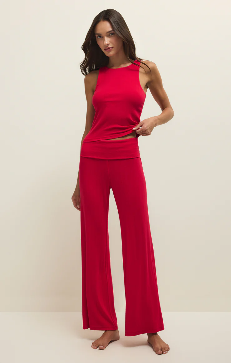 Essential Fold Over Pant | Kiss Me Red