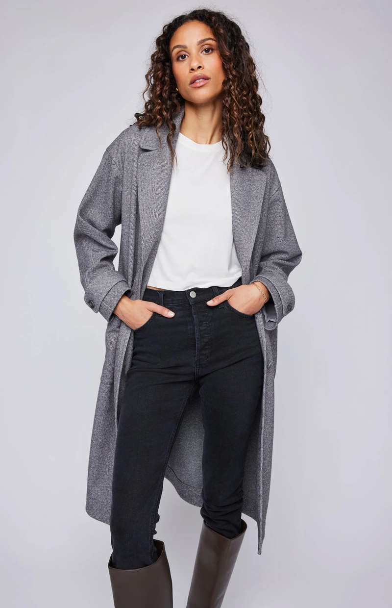 Jude Herringbone Coat