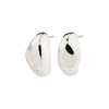 DUNE SMALL CHUNKY EARRINGS | SILVER
