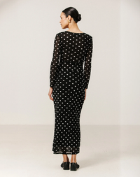 Mesh Maxi Tube Skirt