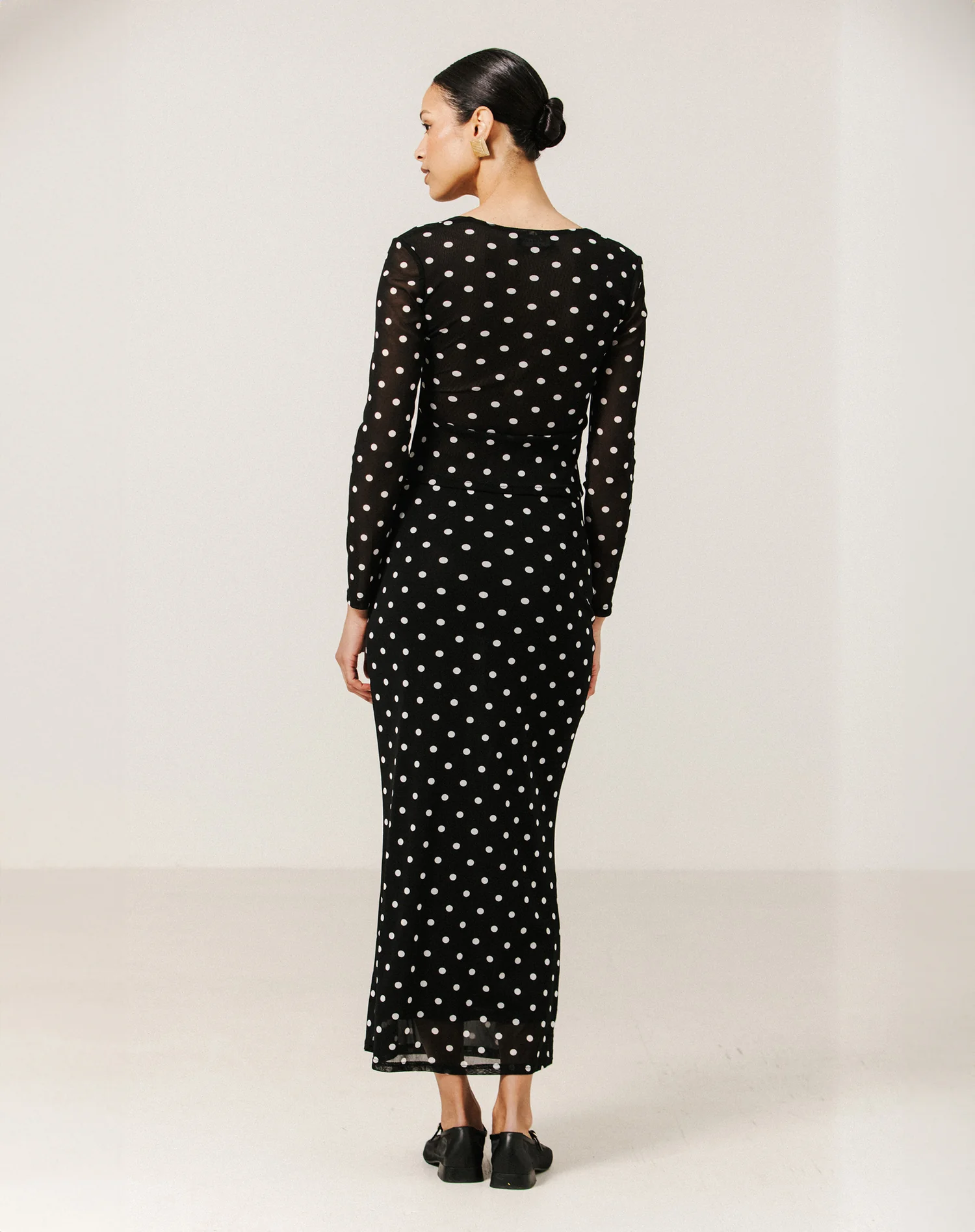 Mesh Maxi Tube Skirt
