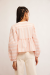 Brunch Babe Blouse in Pink + Yellow Combo