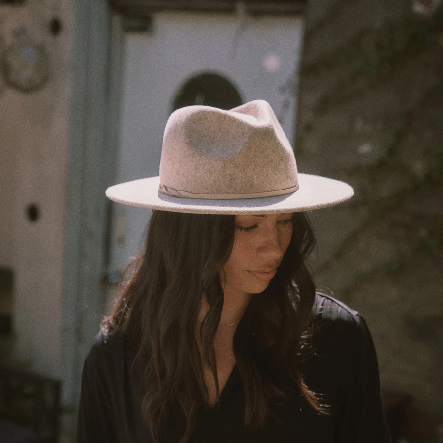 Kleio Wool Fedora in Pebble