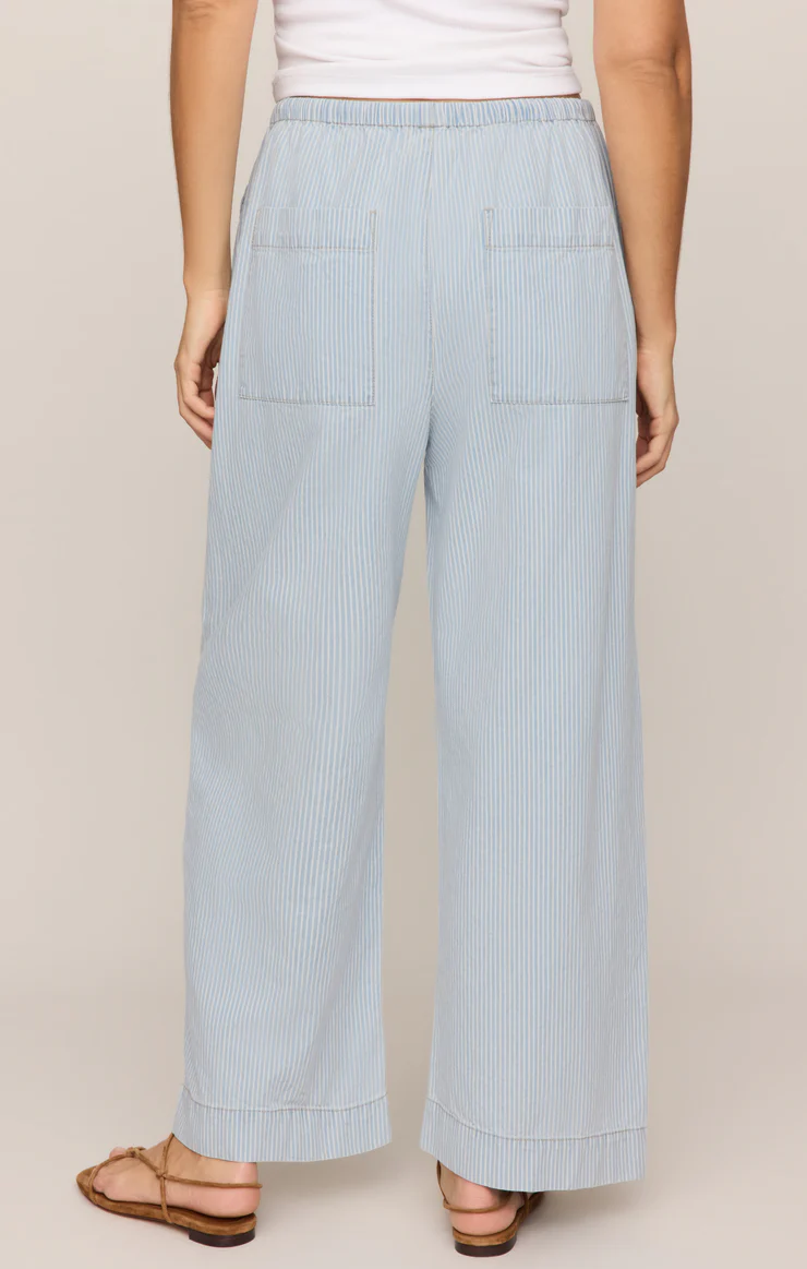 Soft Denim Carpenter Pant | Seaboard Stripe