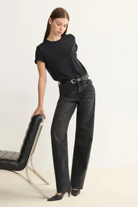 BNA | Soft Curve Barrel Jeans 32"