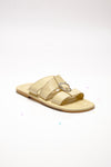 Sloan Buckle Sandal In Buttermilk